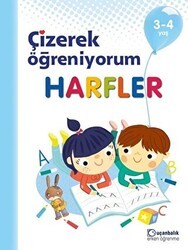 Harfler - Çizerek Öğreniyorum 3-4 Yaş - Uçanbalık Yayıncılık