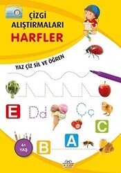Harfler - Çizgi Alıştırmaları - 0-6 Yaş Yayınları