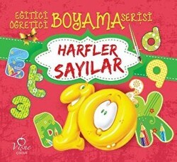 Harfler Sayılar - Eğitici Öğretici Boyama Serisi - Vişne Çocuk
