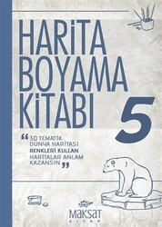 Harita Boyama Kitabı 5 - Maksat Kitap