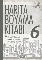 Harita Boyama Kitabı 6 - Maksat Kitap