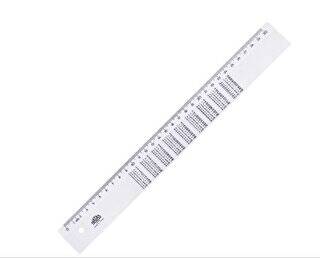 Hatas Çarpım Tablolu - Cetvel 30 Cm - 1