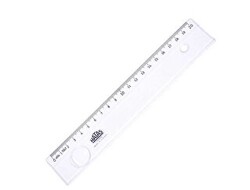 Hatas Mercekli Geniş Büro Cetveli 20 Cm - Hatas