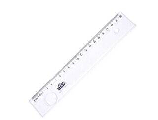 Hatas Mercekli Geniş Büro Cetveli 20 Cm - 1