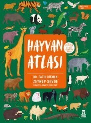 Hayvan Atlası Dünya Haritası ve Çıkartma Hediyeli - 1