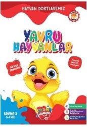 Hayvan Dostlarımız – Yavru Hayvanlar Seviye 3 - Boyama Zamanı