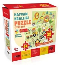Hayvan Krallığı Puzzle Oyun Seti - Piar Kids