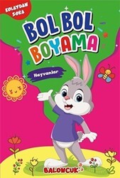 Hayvanlar - Kolaydan Zora Bol Bol Boyama - Sancak Çocuk