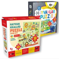 Hayvanlar Puzzle Seti - Piar Kids