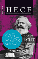 Hece Aylık Edebiyat Dergisi Karl Marx Özel Sayısı: 38 - 270-271-272 2 Cilt Bir Arada Ciltsiz - Hece Dergisi