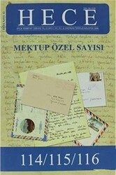 Hece Aylık Edebiyat Dergisi Mektup Özel Sayı Sayısı: 12 - 114 - 115 - 116 Ciltsiz - Hece Dergisi
