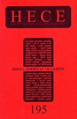 Hece Aylık Edebiyat Dergisi Sayı: 195 - 1
