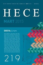 Hece Aylık Edebiyat Dergisi Sayı: 219 - Mart 2015 - Hece Dergisi