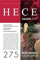 Hece Aylık Edebiyat Dergisi Sayı: 275 Kasım 2019 - Hece Dergisi