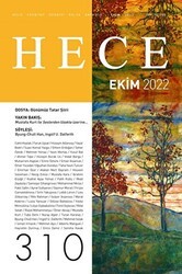 Hece Aylık Edebiyat Dergisi Sayı: 310 Ekim 2022 - Hece Dergisi