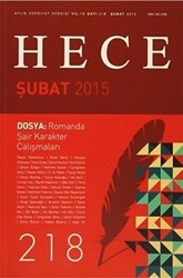 Hece Aylık Edebiyat Dergisi Yıl: 19 Sayı: 218 - Şubat 2015 - Hece Dergisi