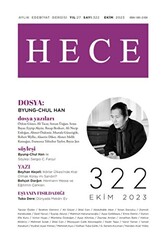 Hece Dergisi - Sayı: 322 Ekim 2023 - 1