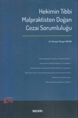 Hekimin Tıbbi Malpraktisten Doğan Cezai Sorumluluğu - 1