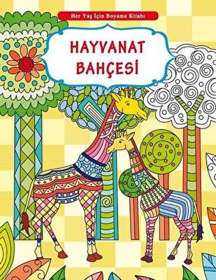 Her Yaş İçin Boyama Kitabı - Hayvanat Bahçesi - 1