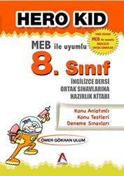 Hero Kid MEB ile Uyumlu 8. Sınıf İngilizce Dersi Ortak Sınavlarına Hazırlık Kitabı - Akademisyen Kitabevi