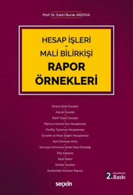 Hesap İşleri - Mali Bilirkişi Rapor Örnekleri - 1