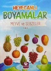 Heyecanlı Boyamalar Meyve ve Sebzeler - Menekşe Kitap