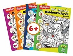Highlights Hidden Pictures Puzzles Gizli Resimler 4`lü Set - 1