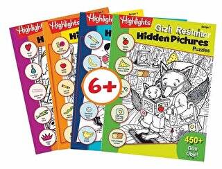 Highlights Hidden Pictures Puzzles Gizli Resimler 4`lü Set - 1