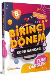 Hiper Zeka Yayınları 8. Sınıf Birinci Dönem Tüm Dersler Soru Bankası - Hiper Zeka Yayınları