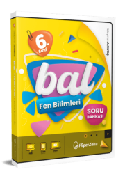 Hiper Zeka Yayınları 2025 6. Sınıf BAL Fen Bilimleri Soru Bankası - Hiper Zeka Yayınları