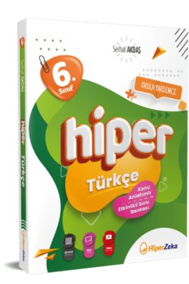 Hiper Zeka Yayınları 2025 6. Sınıf Hiper Türkçe Konu Anlatımlı Soru Bankası - 1