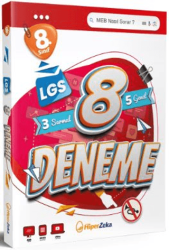 Hiper Zeka Yayınları 8. Sınıf 8 Deneme İOKBS | 3 Sarmal & 5 Genel - Hiper Zeka Yayınları