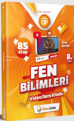 Hiper Zeka Yayınları 8. Sınıf Start Up Fen Bilimleri Konu Anlatan Video Ders Kitabı - 1