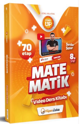 Hiper Zeka Yayınları 8. Sınıf Start Up Matematik Konu Anlatan Video Ders Kitabı - 1