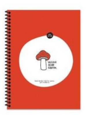 Hisli Şeyler 18,5x25 80 Yaprak Çizgili Karton Kapak Hafif Kağıt Stickerli Def.- Zehir Gibiyim - 1