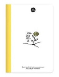 Hisli Şeyler A5 80 Yaprak Renkli Sayfa Çizgili Defter - Sarı - Keskin Color