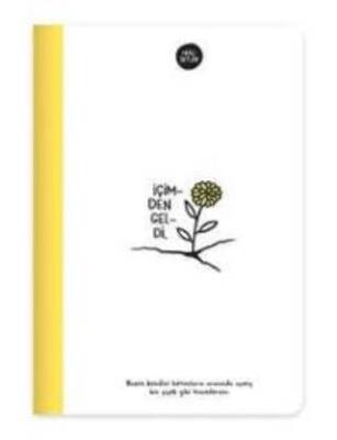 Hisli Şeyler A5 80 Yaprak Renkli Sayfa Çizgili Defter - Sarı - 1