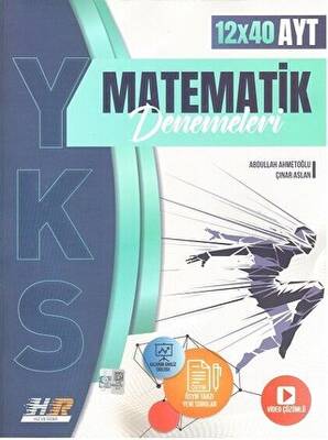 Hız ve Renk Yayınları AYT Matematik 12 x 40 Denemeleri - 1