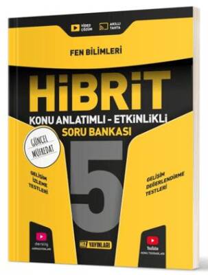 Hız Yayınları 5. Sınıf Hibrit Fen Bilimleri Soru Bankası - 1
