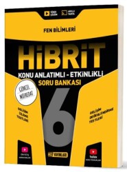 Hız Yayınları 6. Sınıf Hibrit Fen Bilimleri Soru Bankası - Hız Yayınları