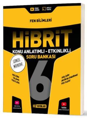 Hız Yayınları 6. Sınıf Hibrit Fen Bilimleri Soru Bankası - 1