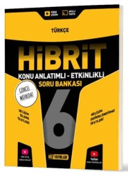 Hız Yayınları 6. Sınıf Hibrit Türkçe Soru Bankası - Hız Yayınları