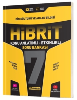 Hız Yayınları 7. Sınıf Din Kültürü ve Ahlak Bilgisi HİBRİT Konu Anlatımlı Etkinlikli Soru Bankası - 1
