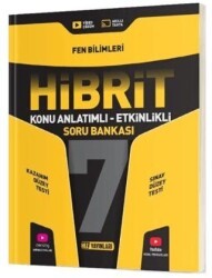 Hız Yayınları 7. Sınıf Fen Bilimleri HİBRİT Konu Anlatımlı Etkinlikli Soru Bankası - 1