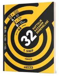Hız Yayınları 7. Sınıf Türkçe 32 Haftalık Kazanım Denemeleri - 1