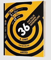 Hız Yayınları 8. Sınıf Fen Bilimleri 36 Haftalık Kazanım Denemeleri - 1