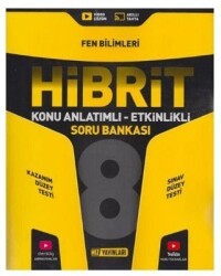 Hız Yayınları 8. Sınıf Fen Bilimleri HİBRİT Konu Anlatımlı Etkinlikli Soru Bankası - Hız Yayınları