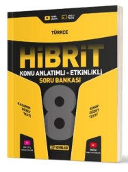 Hız Yayınları 8. Sınıf Hibrit Türkçe Soru Bankası - Hız Yayınları