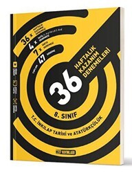 Hız Yayınları 8. Sınıf İnkılap Tarihi 36 Haftalık Kazanım Denemeleri - Hız Yayınları