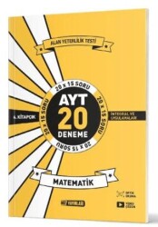 Hız Yayınları AYT Matematik 20 li İkinci Dönem Deneme 6. Kitap - 1